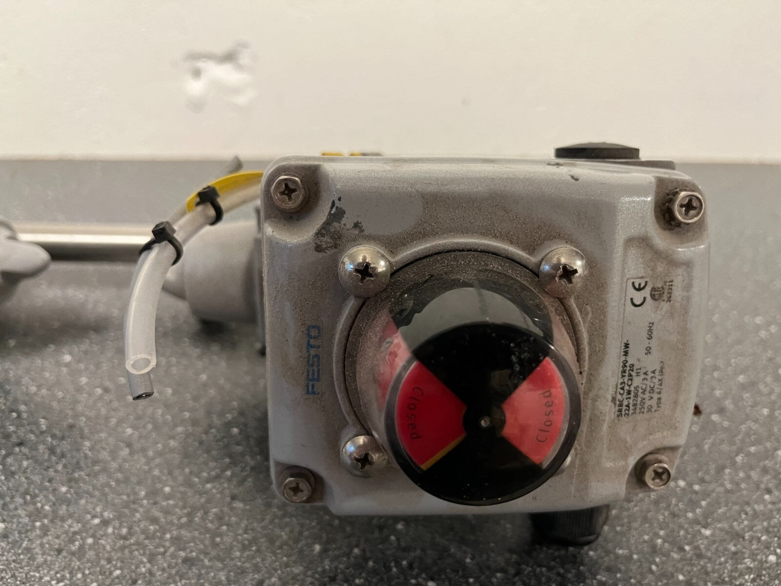 Festo Pneumatic Actuated Ball Valve Assemblies with 2x SRBC-C4 Sensor Boxes