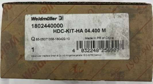 Weidmüller HDC KIT HA 04.400 M Heavy Duty Connector Set 4-Pole 16A 400V M20 New