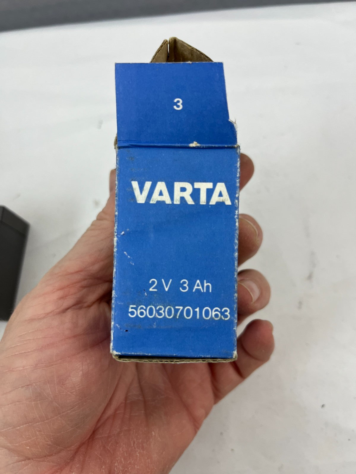 Varta accu-Pb 2V 3Ah Lead Battery 56030701063 Vintage NOS Box Germany