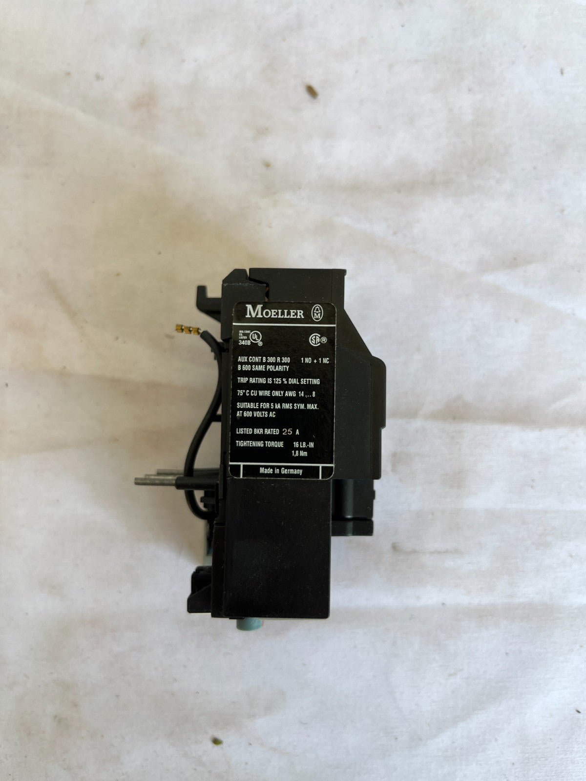 Moeller Z00-6 Motor Overload Relay 4-6A New in Box - Spare Unit