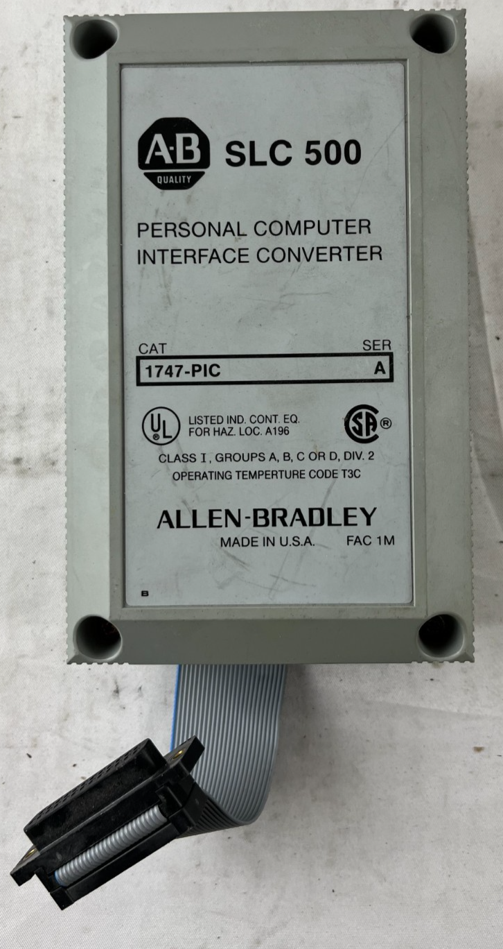 Allen-Bradley 1747-PIC SLC 500 Personal Computer RS-232 to DH-485 Interface