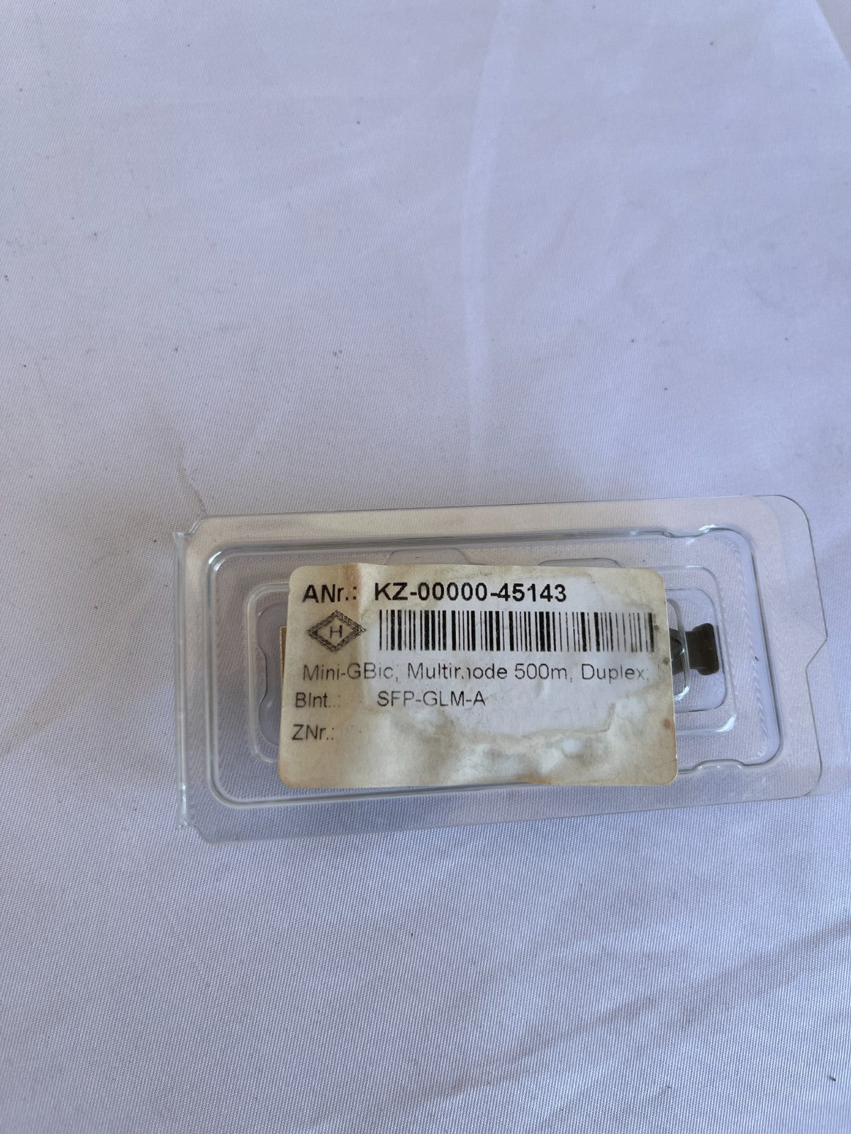 KTI SFP-GLM-A Mini-GBIC 1000Base-SX Multimode 850nm LC 500m New Unused