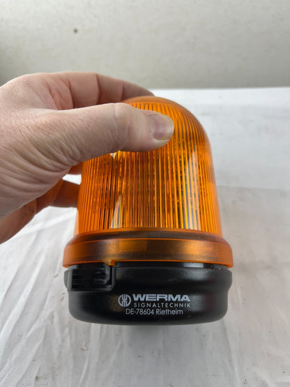 Werma Signaltechnik Amber Warning Beacon NEW Industrial Signal Light Germany