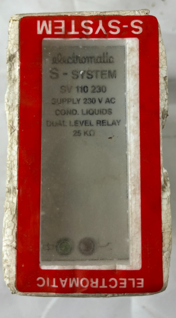 Electromatic SV 110 230 S-System Dual Level Relay 230VAC 25kΩ New in Box Spare