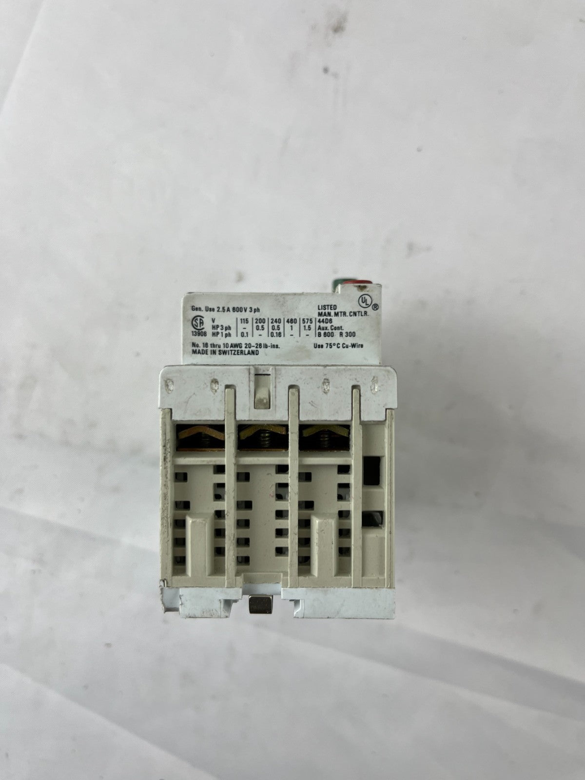 Allen‑Bradley 140-MN-0016 Manual Motor Starter 0.10–0.16A 3‑Pole Used Spare Part
