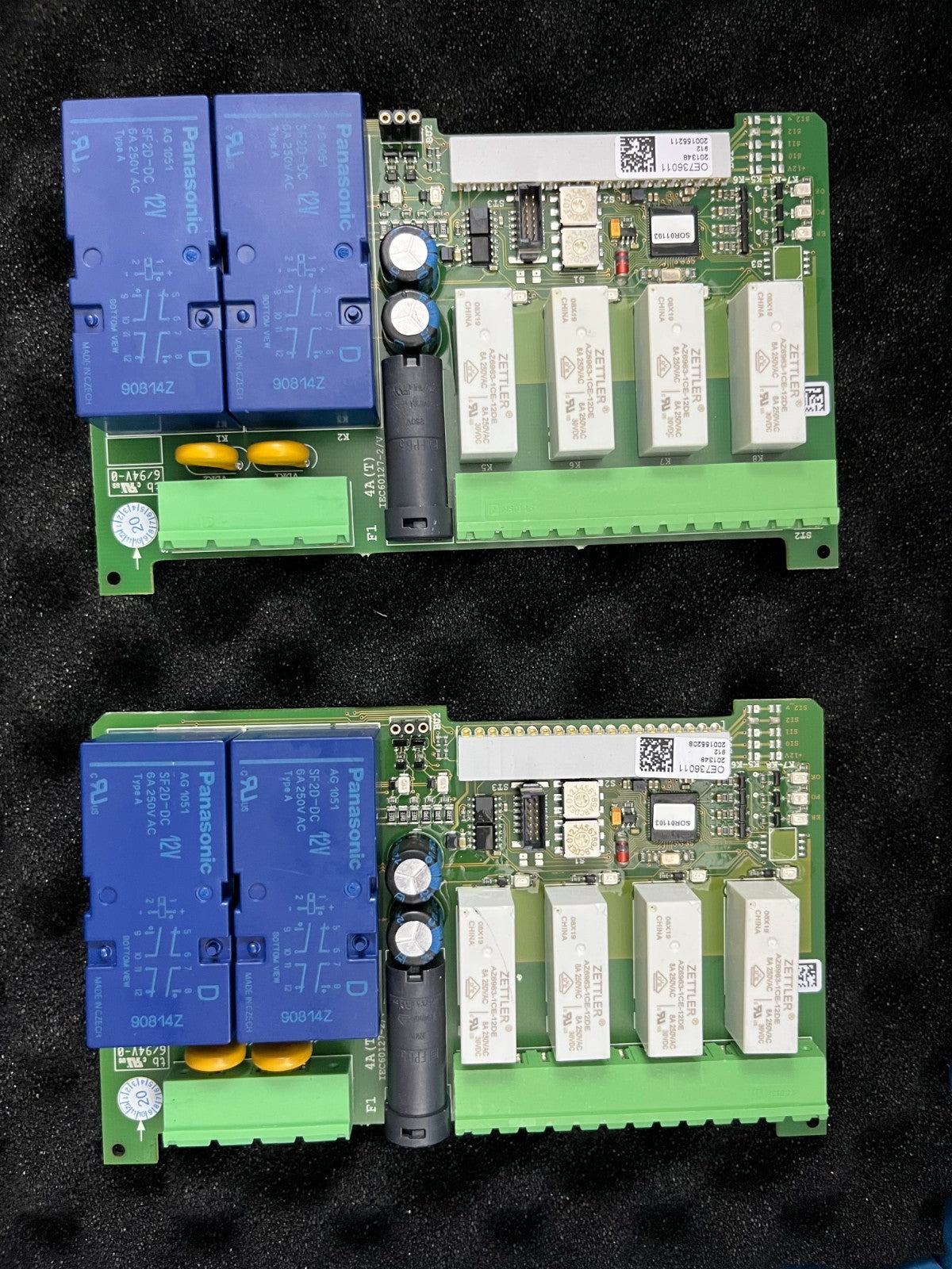 HBC Radiomatic Spare PCB Lot: 2x OE736011 & 1x Relay Board Bundle - Spare Parts