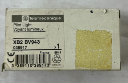 Telemecanique XB2 BV943 Green Pilot Light 220-240V AC New NOS France Spare Unit