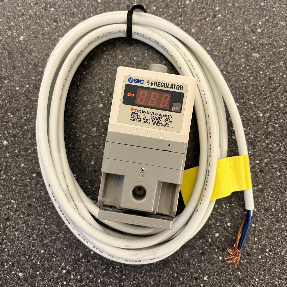 SMC ITV2000-04F2B3S-D1 E/P Regulator 24VDC 4-20mA Electronic Pressure Controller