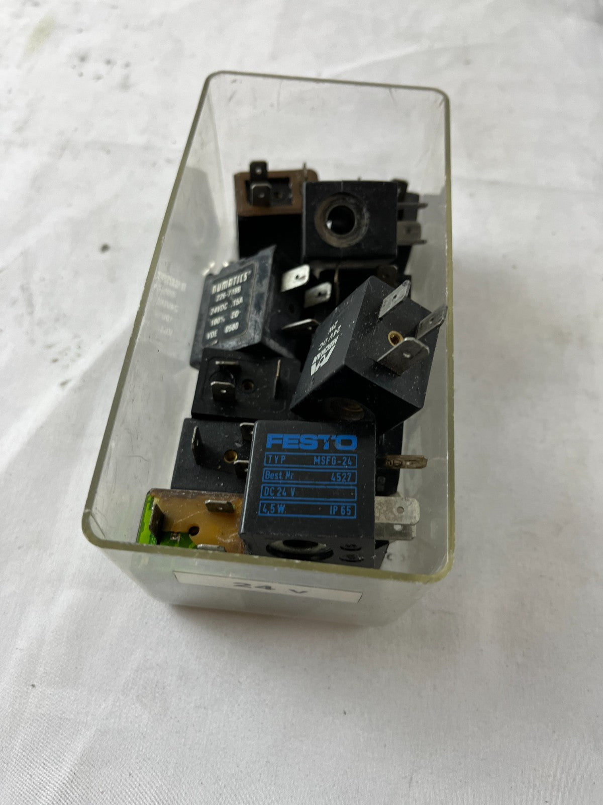 Solenoid Coil Lot Festo Numatics Huba 24VDC Mixed Industrial Used Spare Units