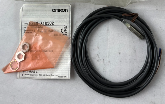 Omron E2EG-X1R5C2 Proximity Switch 12-24VDC 1.5mm 2m Cable New Spare Unit