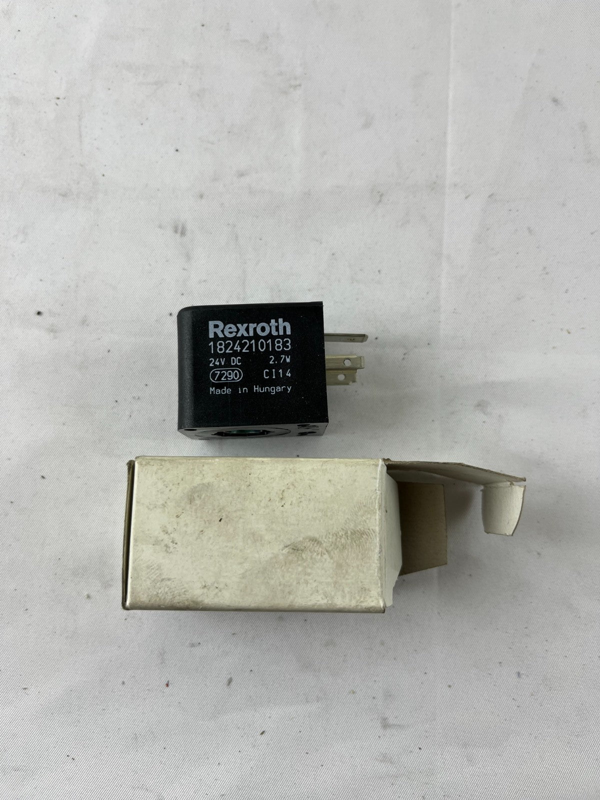 Bosch Rexroth 1824210183 Solenoid Coil 24V DC 2.7W CO1 Form A NEW Box Hungary