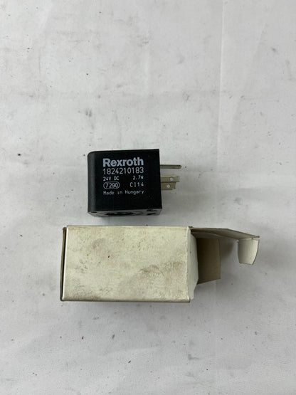 Bosch Rexroth 1824210183 Solenoid Coil 24V DC 2.7W CO1 Form A NEW Box Hungary