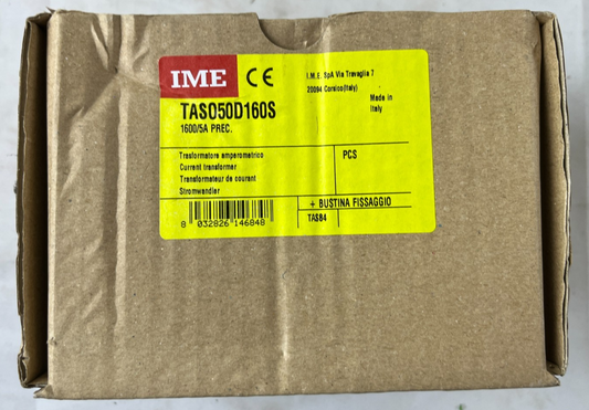 IME TAS050D160S Current Transformer 1600/5A TAS84 New in Box Spare Unit