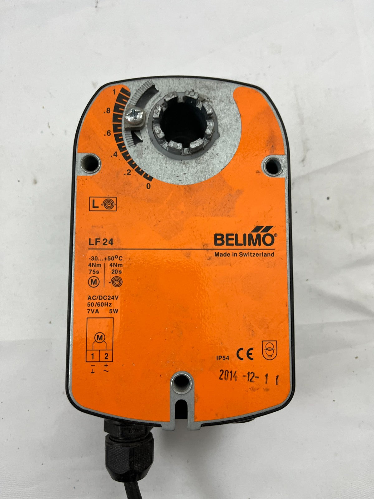 Belimo LF24 Rotary Damper Actuator 24V AC/DC 4Nm IP54 Spring Return Used Working