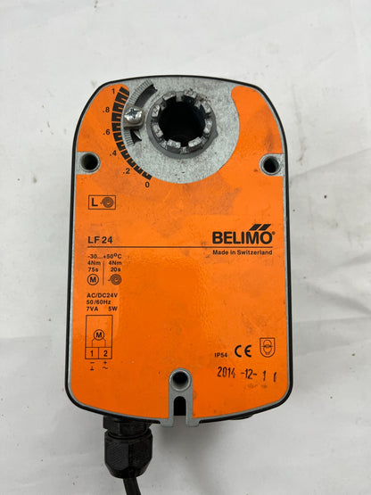 Belimo LF24 Rotary Damper Actuator 24V AC/DC 4Nm IP54 Spring Return Used Working