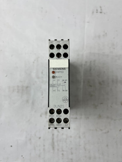 Siemens 3UN2100-0AN7 Thermistor Motor Protection Relay 220-240V DIN Rail Used