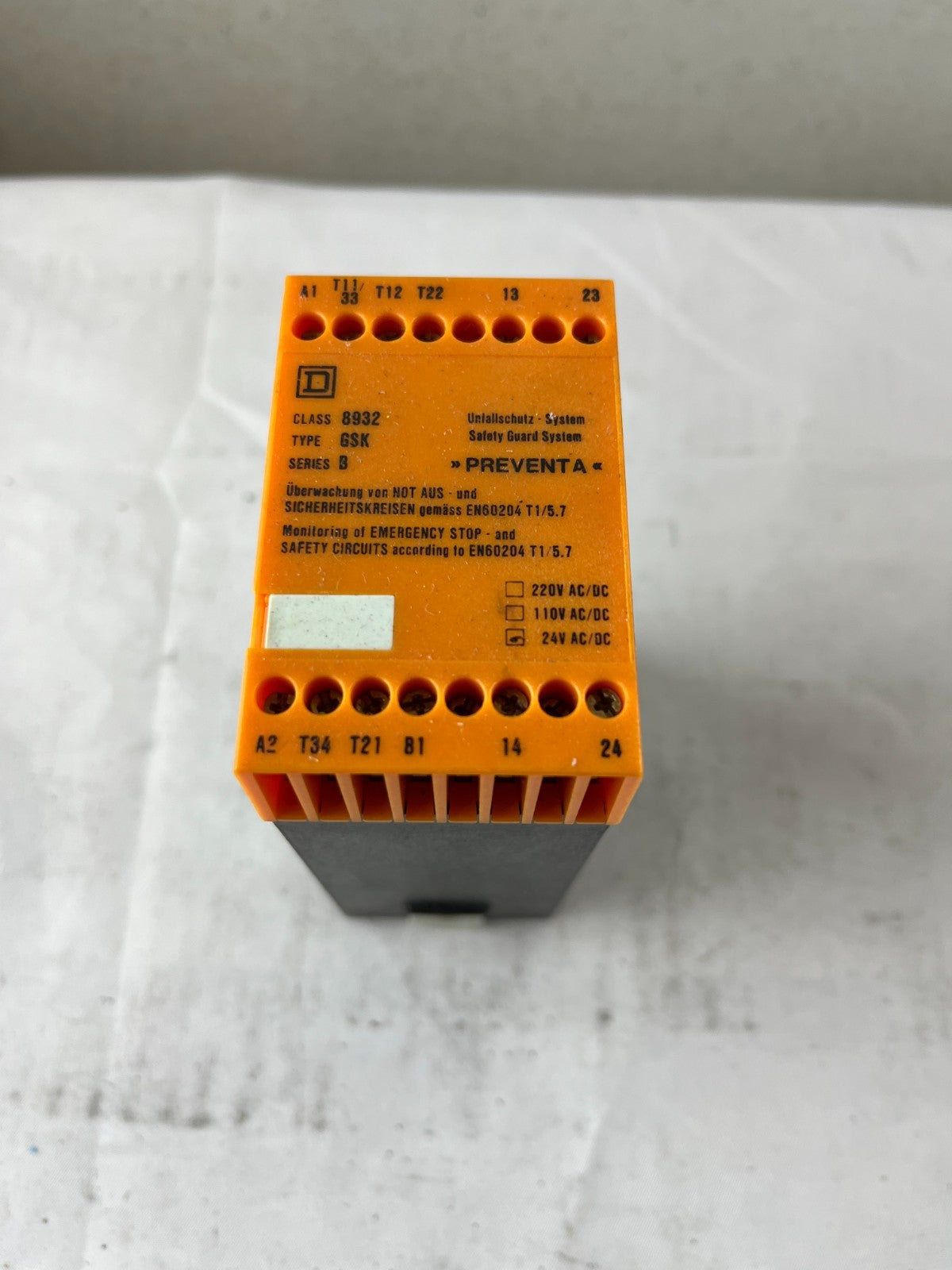 Square D Preventa GSK Safety Relay 24V AC/DC Series B NEW NOS Germany