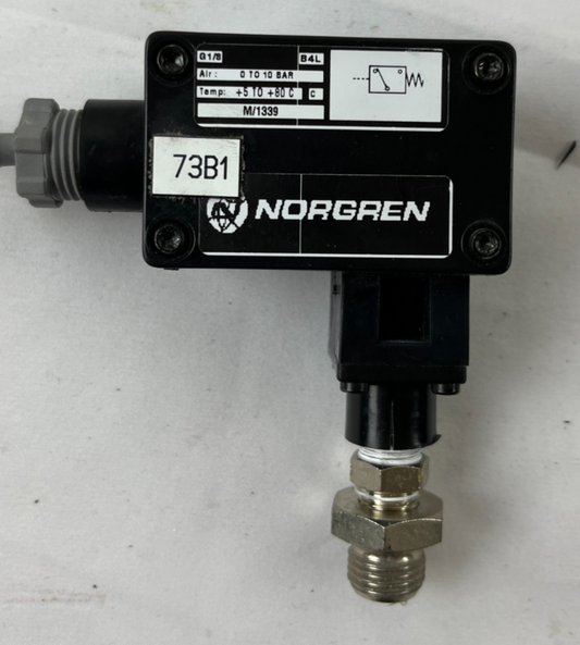 Norgren Pneumatic Pressure Switch 0-10 Bar Industrial Sensor Tested Working