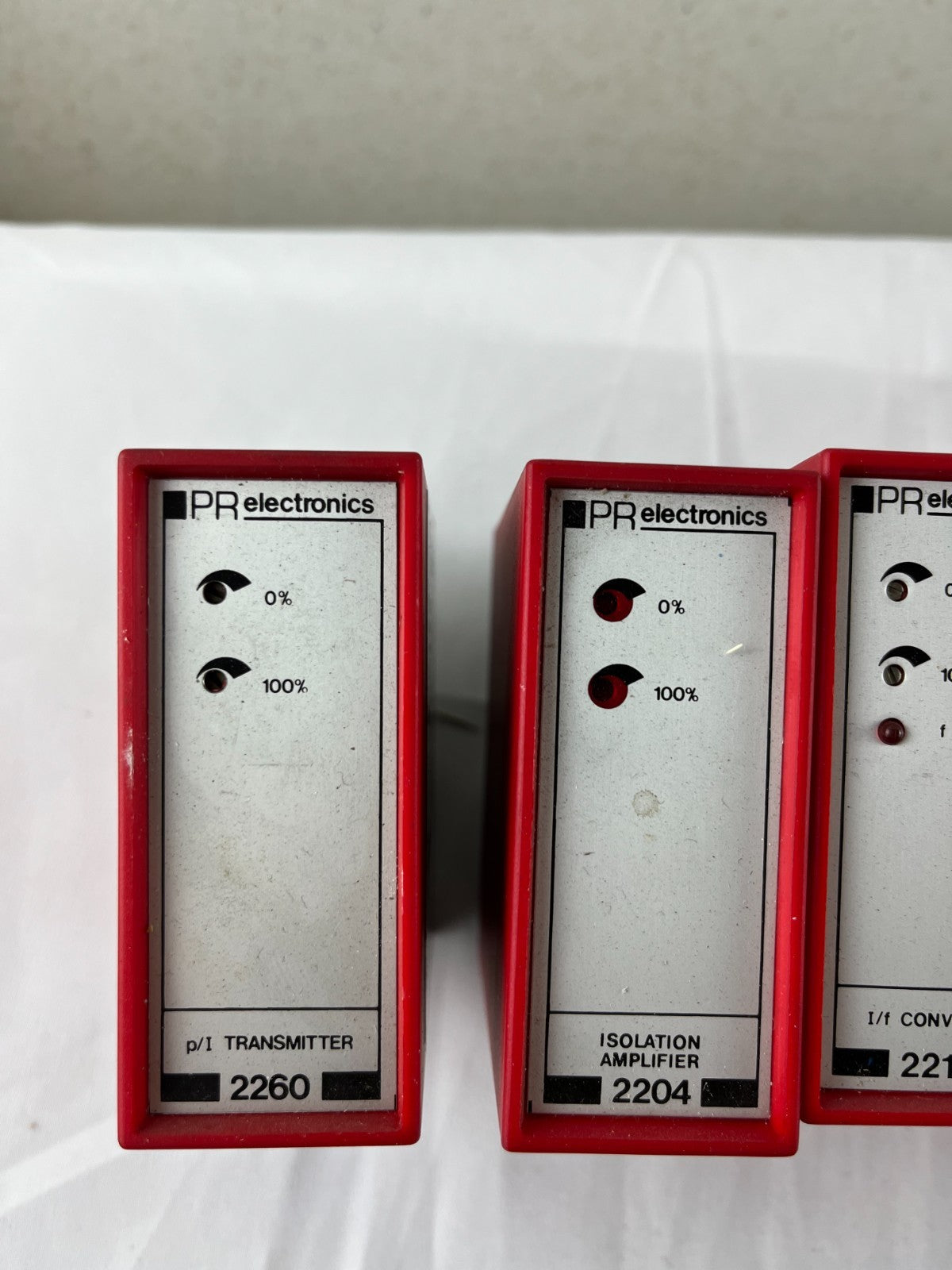 PR Electronics System 2200 Lot 6 Modules 2260 2204 2210 2237 2238 DIN Rail