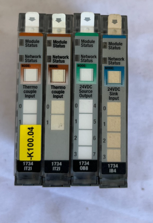 Allen-Bradley 1734-IT2I OB8 IB4 POINT I/O Module Bundle 4pcs Used Spares