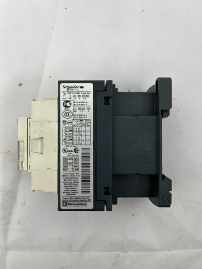 Telemecanique LC1D09B7 Contactor 24V AC Coil, 3P, 9A, 4kW/400V, New in Box