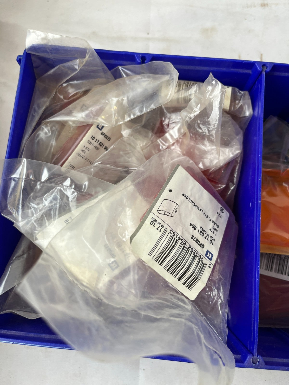 LK OPUS 73 IP44 E14 Lamp Glass Covers Red Yellow New Mixed Lot Spare Units