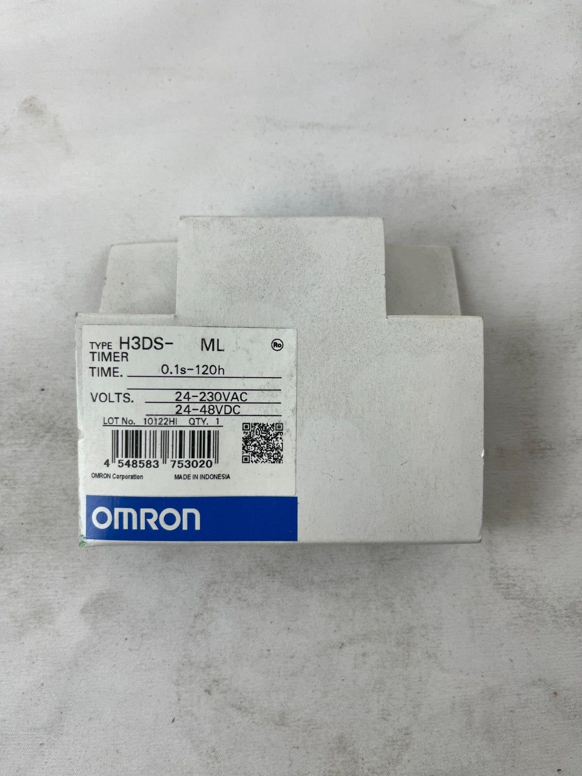 Omron H3DS-ML Multifunction Timer Relay 24-230VAC 24-48VDC New in Box