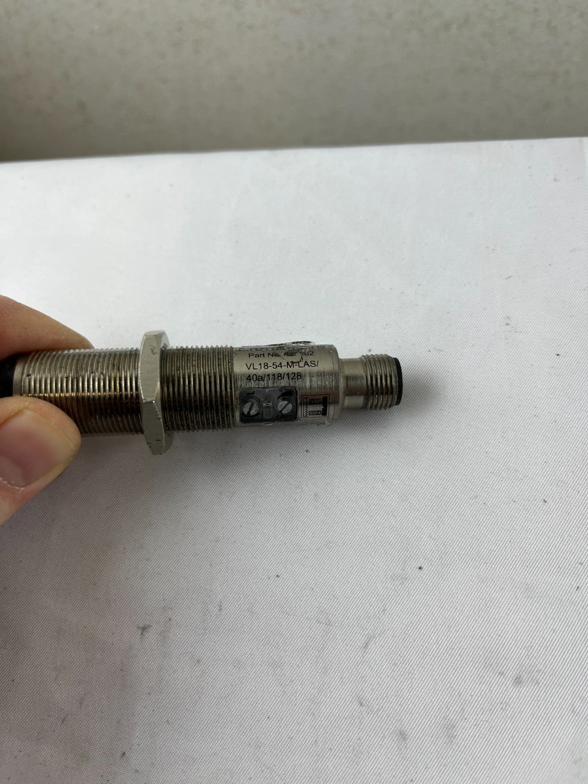 Pepperl+Fuchs VL18-54-M-LAS Laser Photoelectric Sensor M18 10-30VDC Used Spare