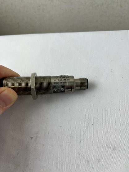Pepperl+Fuchs VL18-54-M-LAS Laser Photoelectric Sensor M18 10-30VDC Used Spare