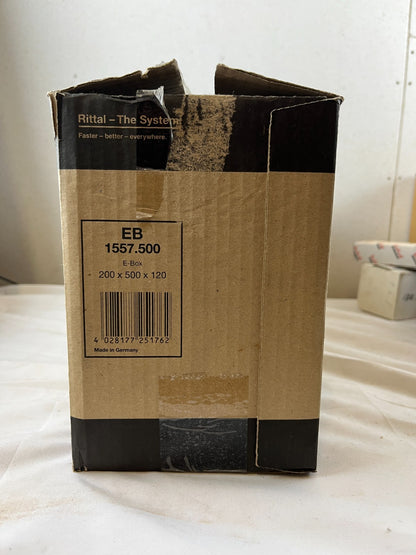 Rittal EB 1557.500 Sheet-Steel Wall-Mounted Enclosure 200×500×120 mm IP66 New