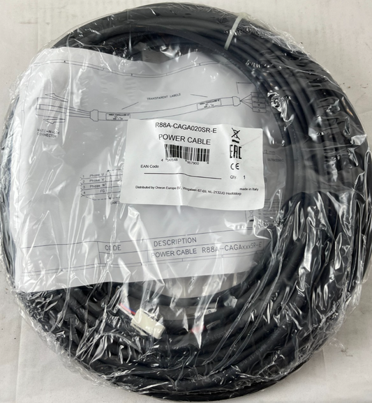 Omron R88A-CAGA020SR-E Servo Motor Power Cable 20 m New Sealed Unused