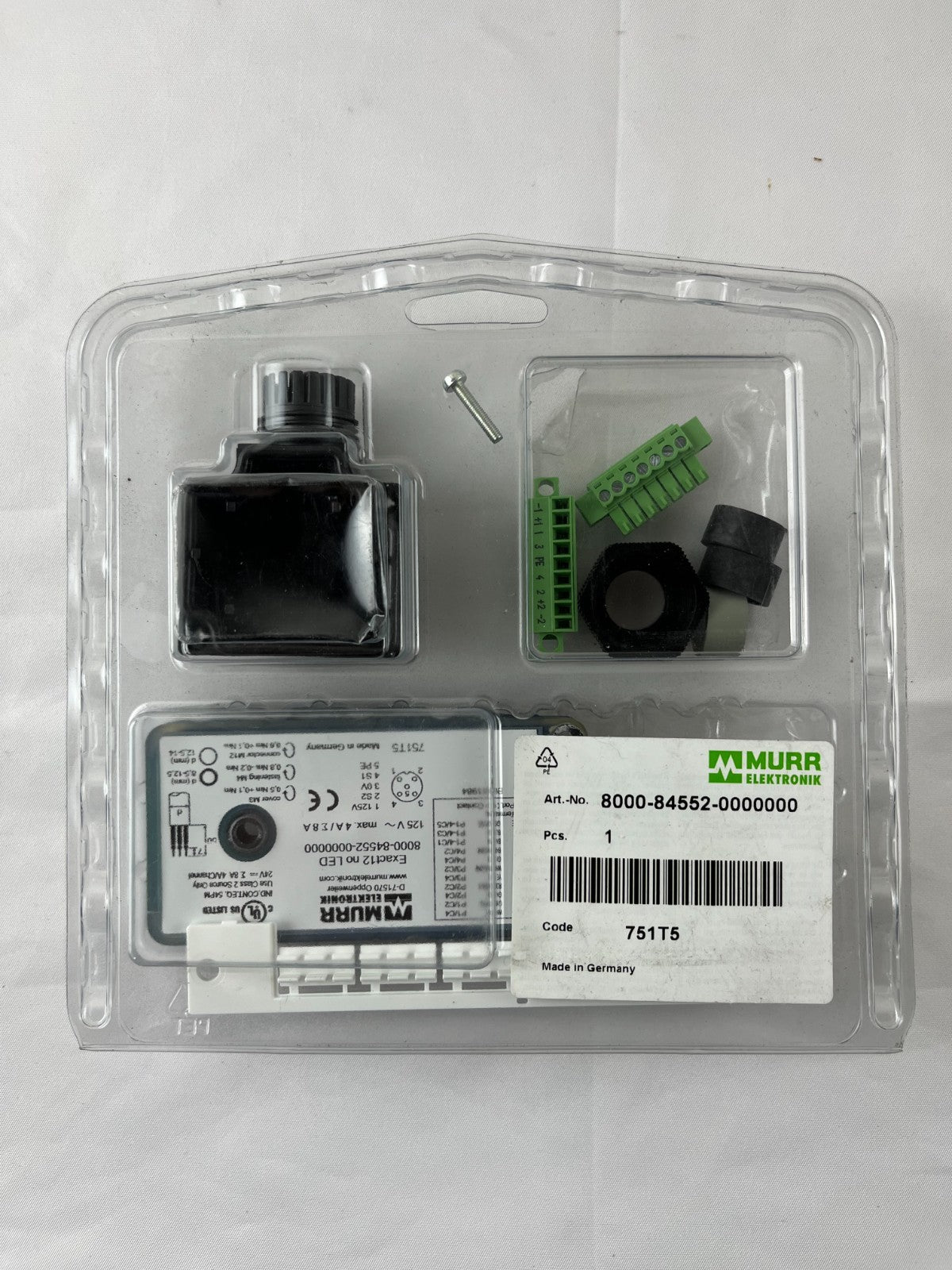 Murr Elektronik 8000-84552-0000000 Exact12 M12 Distribution Box 4×M12 5-Pin 24V