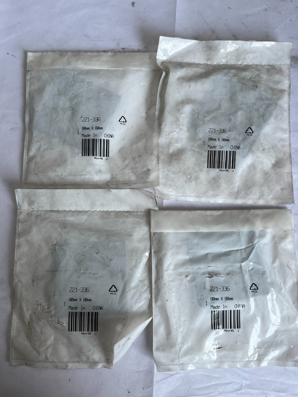 Ebm‑Papst 221‑336 Fan Filter 80 X 80Mm Pmfa80T Lot Of 4 New Spare Units