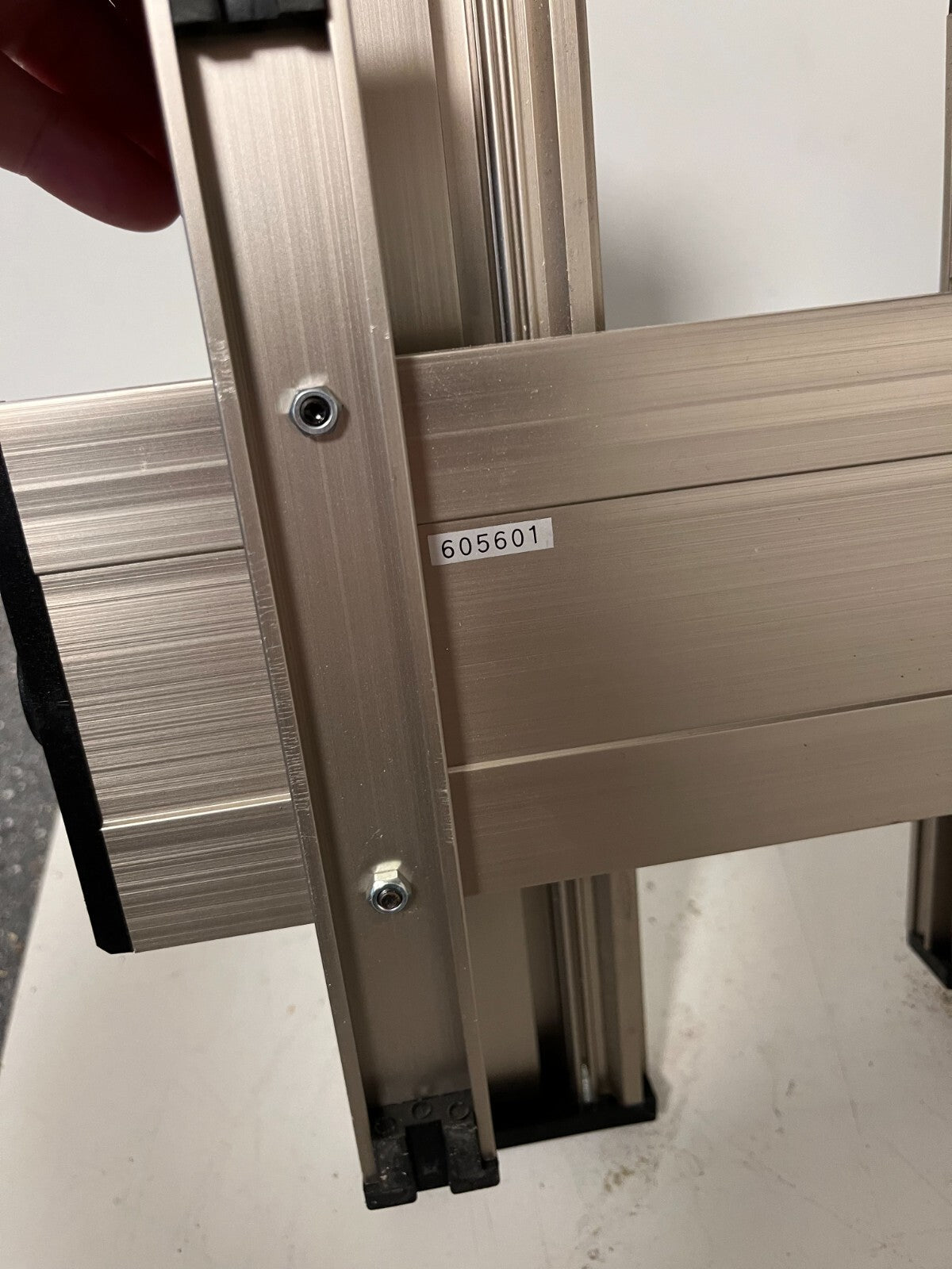 Modular Aluminum Test Bench Setup T-Slot Frame Adjustable Arm Used As-Is