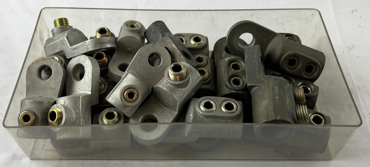 Mechanical Cable Terminal Lug 240 Mm² Double-Screw Clamp, Used Lot Bundle