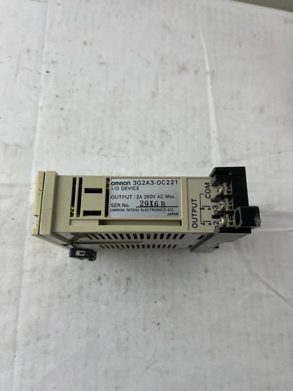 Omron 3G2A3-OC221 SYSMAC I/O Device Output Module 2A 250VAC Used Spare Part