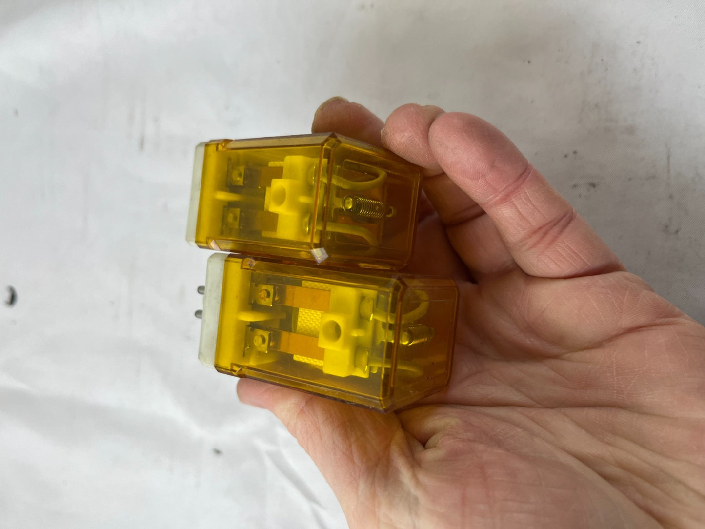 Omron RR2P AC24V Plug‑In Relay DPDT 8‑Pin – Lot of 2 Used Spare Units