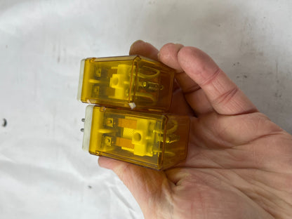 Omron RR2P AC24V Plug‑In Relay DPDT 8‑Pin – Lot of 2 Used Spare Units