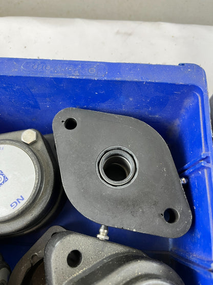 Bj‑Gear Ng Waterproof Flange Bearings 20 Mm Housing Lot Used Spare Units