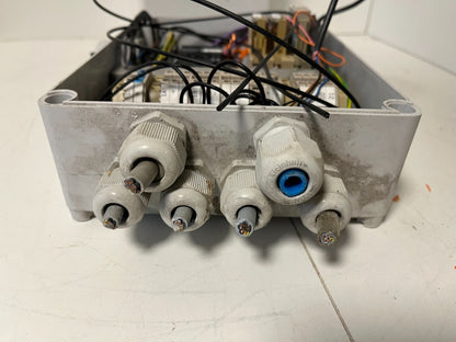 Industrial Control Box with Omron & Telemecanique Components – Used, Working