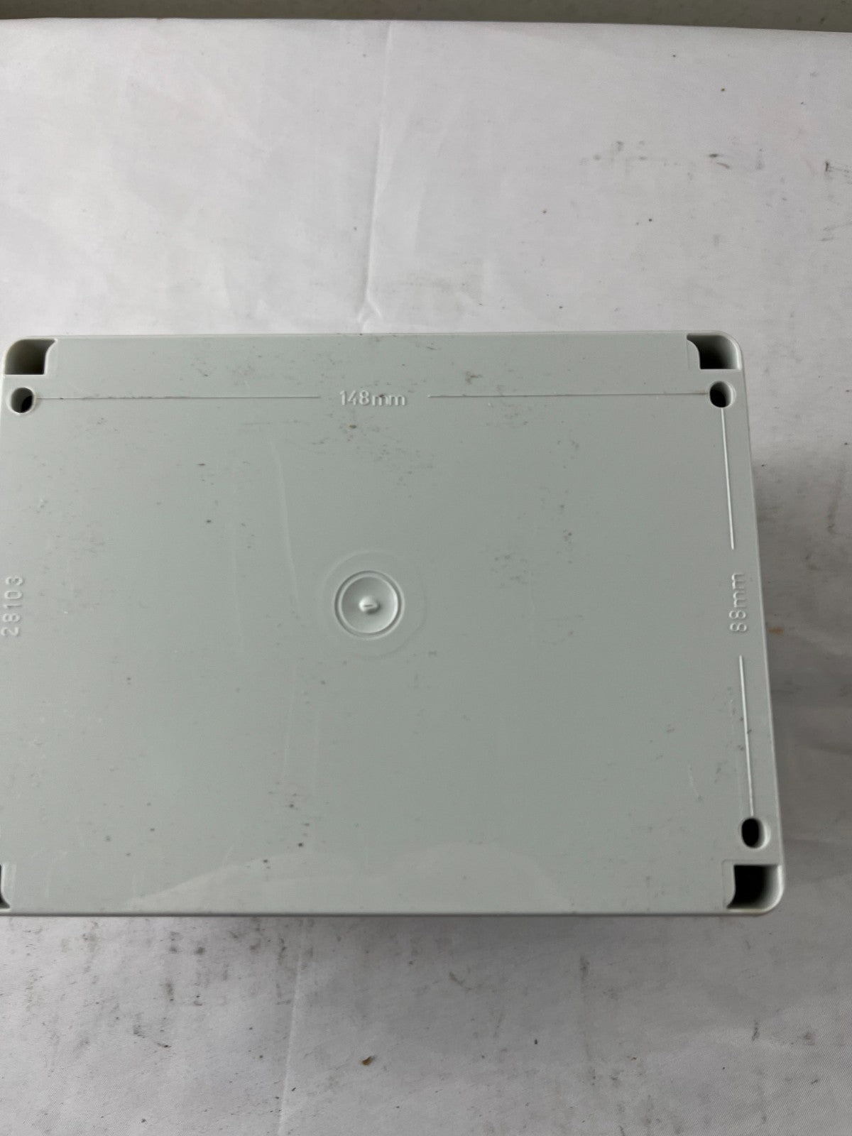 Fibox 703805 Enclosure Clear Lid 148x88mm Grey Base New Spare Unit