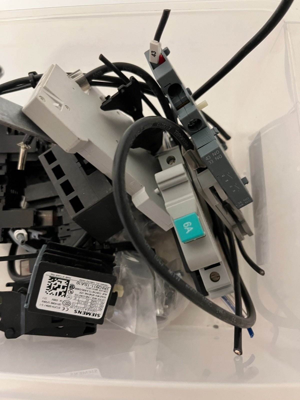 Siemens Industrial Control Components Lot MCCB Breakers Contactors Used Spares