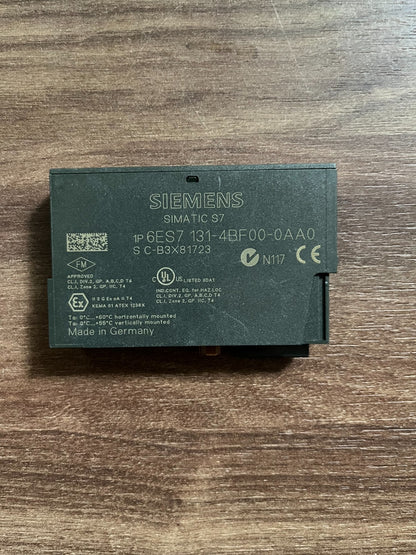 43x Siemens 6ES7 131-4BF00-0AA0 SIMATIC S7 8DI DC24V Digital Input Modules Used