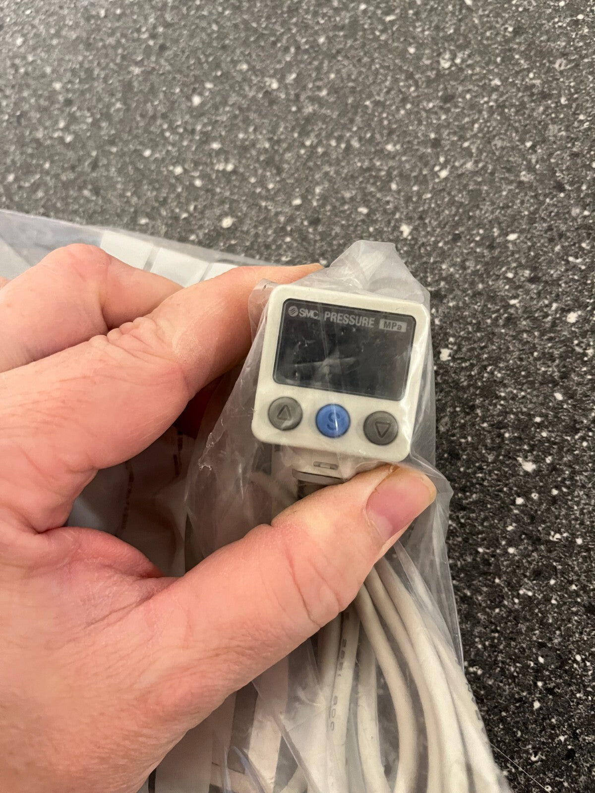 SMC ZSE40A(F)/ISE40A Digital Pressure Switch MPa/PSI Range with Cable & Manual