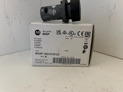 Allen-Bradley 855P-B20ME22 Panel Mount Sounder 240V AC 100dB New in Box