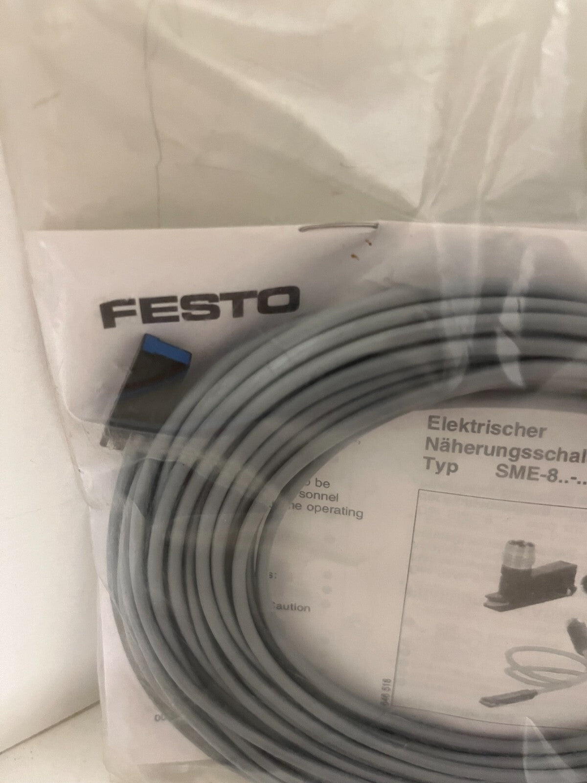 Festo SME-8 Proximity Sensor 10M Cable – New Sealed in Original Packaging