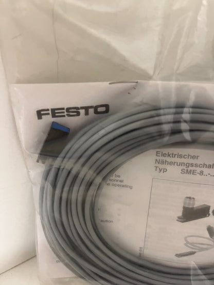 Festo SME-8 Proximity Sensor 10M Cable – New Sealed in Original Packaging