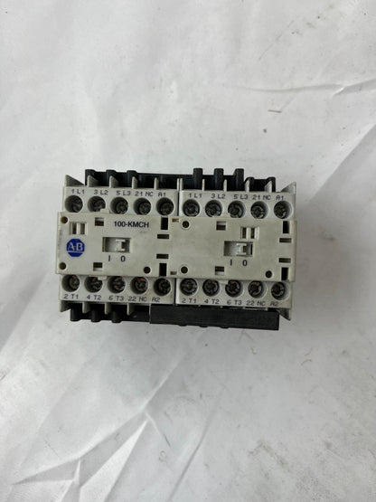 Allen-Bradley 100-KMCH Reversing Contactor Assembly 104-K09KJ02 Used Spare Unit