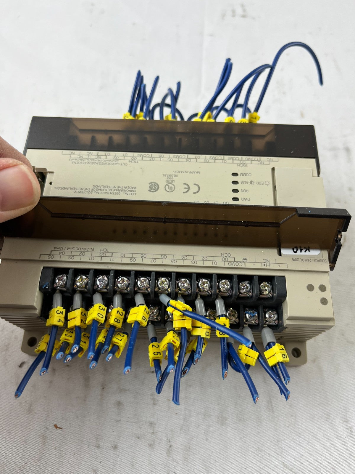 Omron CPM1A-30CDR-D-V1 PLC Controller 24VDC 30 I/O Relay Output Used Spare Unit