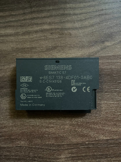 Siemens SIMATIC S7 6ES7 138-4DF01-0AB0 ET200S Serial Interface Module RS232/RS42